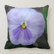 Lavender Pansy throwpillow