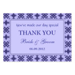Lavender Personalized Wedding Favor Gift Tags Business Card