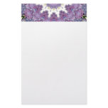 Lavender & pink kaleidoscope design stationery design