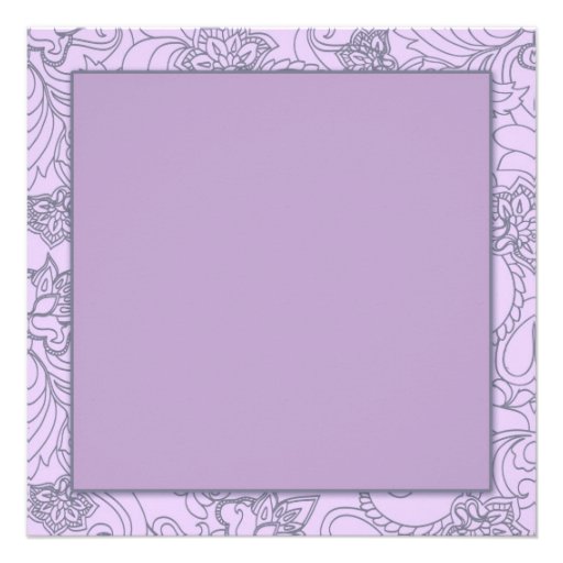 Lavender Pony Girl's First Birthday Personalized Invite