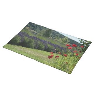 Lavender &amp; Poppies American MoJo Placemat