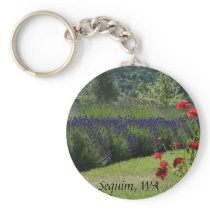 Lavender & Poppies Key Chains