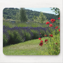 Lavender & Poppies Mousepad