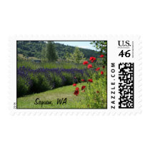 Lavender & Poppies Stamps