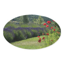Lavender & Poppies Sticker