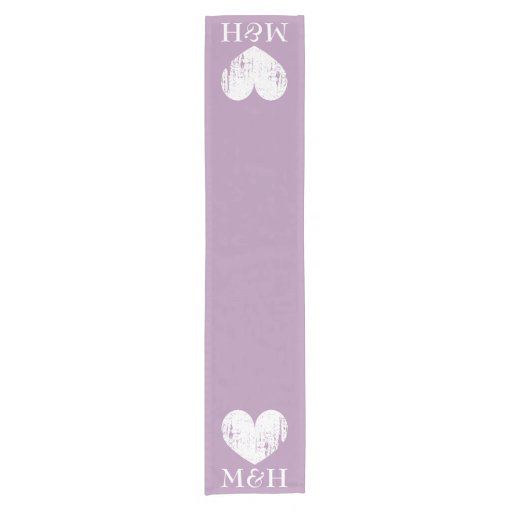 wedding table Lavender  table  runner runner monogram table short for runner purple lavender