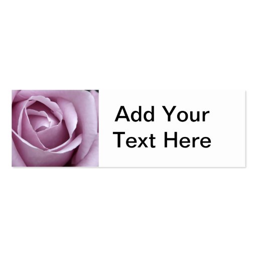 Lavender Purple Rose Business Card