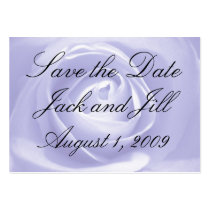 Lavender Rose, Save the Date business cards by CyrScenes Lavender Rose, Save the Date business cards