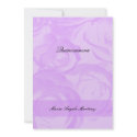 Lavender Roses Quinceanera Invitation invitation