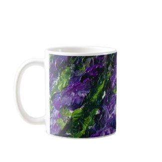 Lavender Rows mug