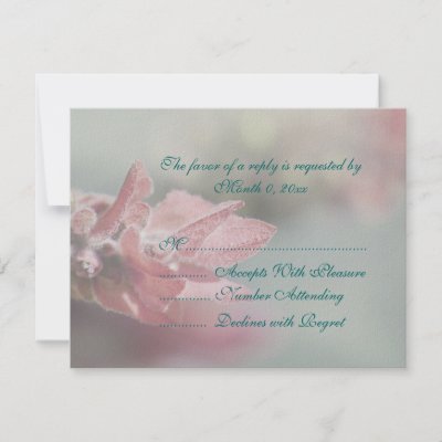 Lavender rsvp guests wedding cards are fully customisable