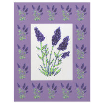 Lavender Scrapbooking Paper letterhead