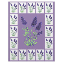 Lavender Scrapbooking Paper letterhead