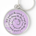 Lavender Serenity Prayer Keychain by KrispysKingdom Lavender Serenity Prayer Keychain