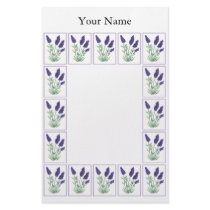 Lavender Stationery