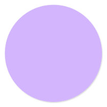 Lavender Round Stickers