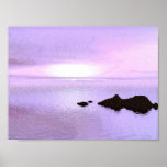 Lavender Sunset (In Oil) Posters