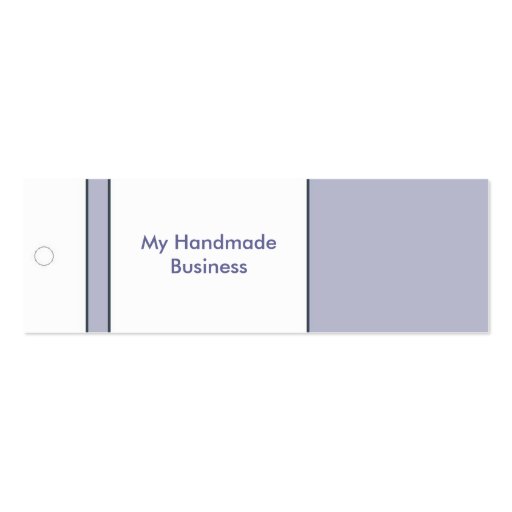 Lavender Tag Business Card (front side)