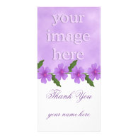 Lavender Thank You Photo Cards