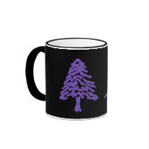Lavender Tree Doodle V4.0 mugs