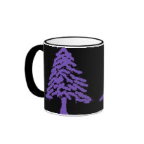 Lavender Tree Doodle V4.0 mugs