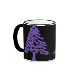 Lavender Tree Doodle V4.0 mugs
