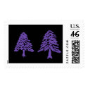 Lavender Tree Doodle V4.0 postage