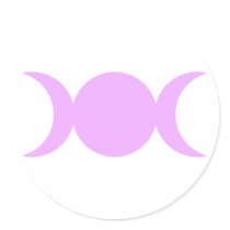 Lavender Triple Goddess stickers