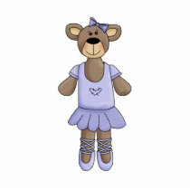 Lavender Tutu Ballerina Bear photo sculptures by cutespot Lavender Tutu Ballerina Bear photo sculptures
