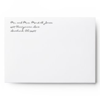 Lavender Vintage Love Birds Flower Envelopes envelope