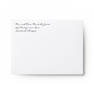 Lavender Vintage Love Birds Flower Envelopes envelope