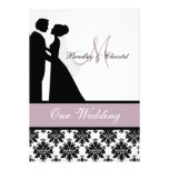 Lavender Wedding Couple Wedding Invitation