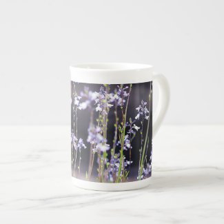 Lavender Wildflowers Bone China Mugs