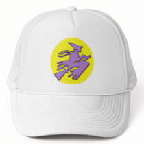 Lavender Witch on Broomstick hats