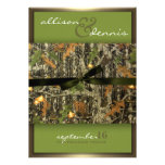 Lavish Camo Wedding Invitations