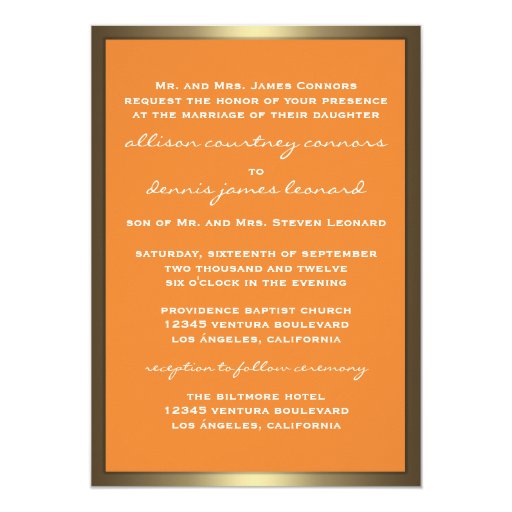 Lavish Camo Wedding Invitations