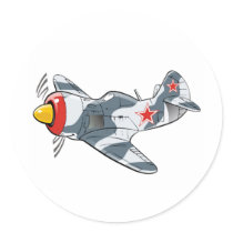 lavochkin la-7 round sticker