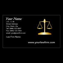 Law Business Card business cards