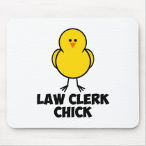Law Clerk Chick mousepads