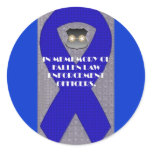LAW ENFORCEMENT RIBBON STICKER