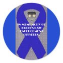 LAW ENFORCEMENT RIBBON stickers by KABSANNIE LAW ENFORCEMENT RIBBON stickers