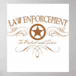 Law Enforcement Western Posters