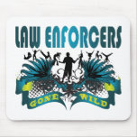 Law Enforcers Gone Wild Mouse Mat