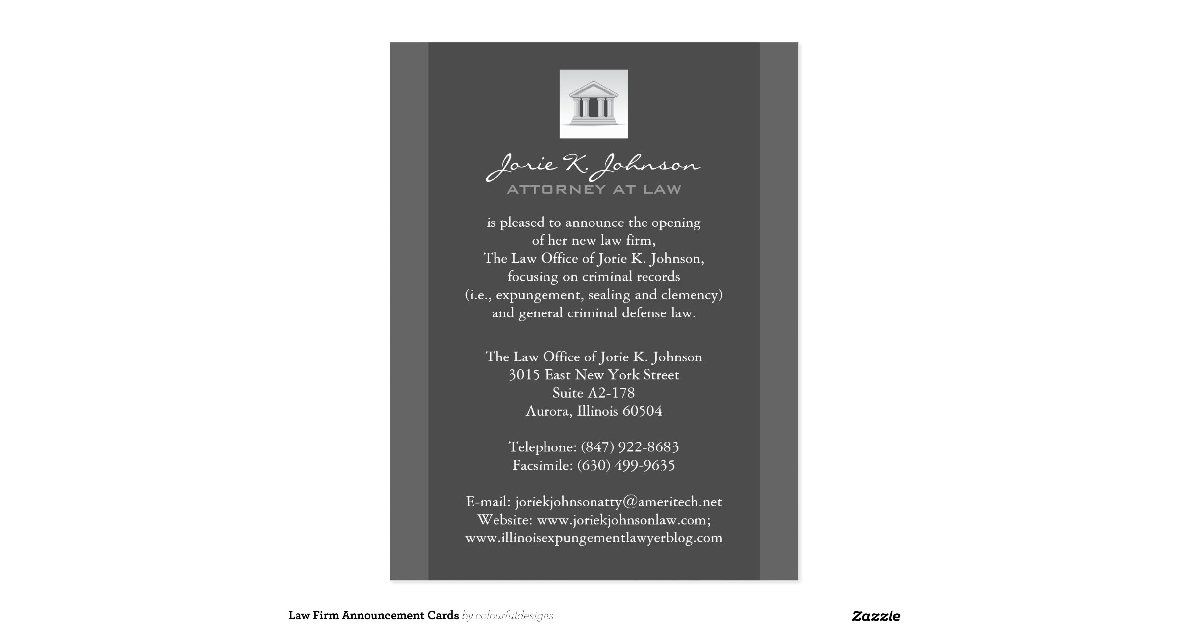 law_firm_announcement_cards_postcardre66bce97ec4348ffba84cf2e8fdb5530