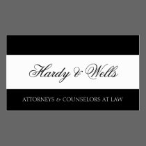 Law Firm B/W - Available Letterhead - business cards