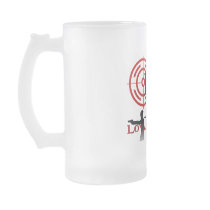 LAW Frosted Beer glass Mug