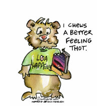 Law of Attraction Cartoon Abrahamster T Shirt by zooogle Law of Attraction Cartoon Abrahamster T Shirt