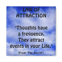 LAW OF ATTRACTION Collection I magnets by RavenSpiritPrints LAW OF ATTRACTION Collection I magnets