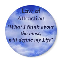 LAW OF ATTRACTION Collection I magnets by RavenSpiritPrints LAW OF ATTRACTION Collection I magnets
