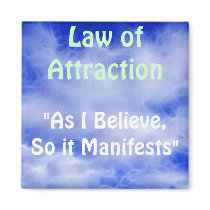 LAW OF ATTRACTION Collection I magnets by RavenSpiritPrints LAW OF ATTRACTION Collection I magnets